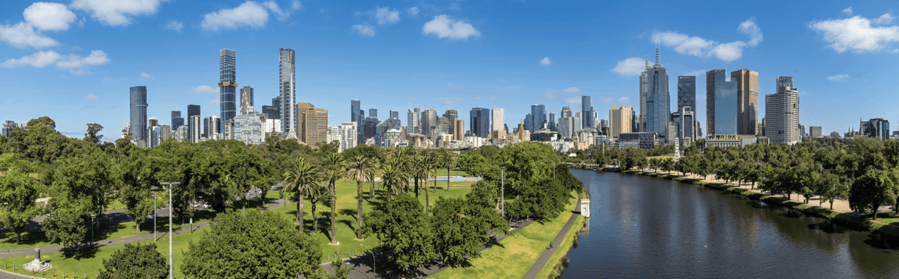 The beautiful city of Melbourne, Australia.