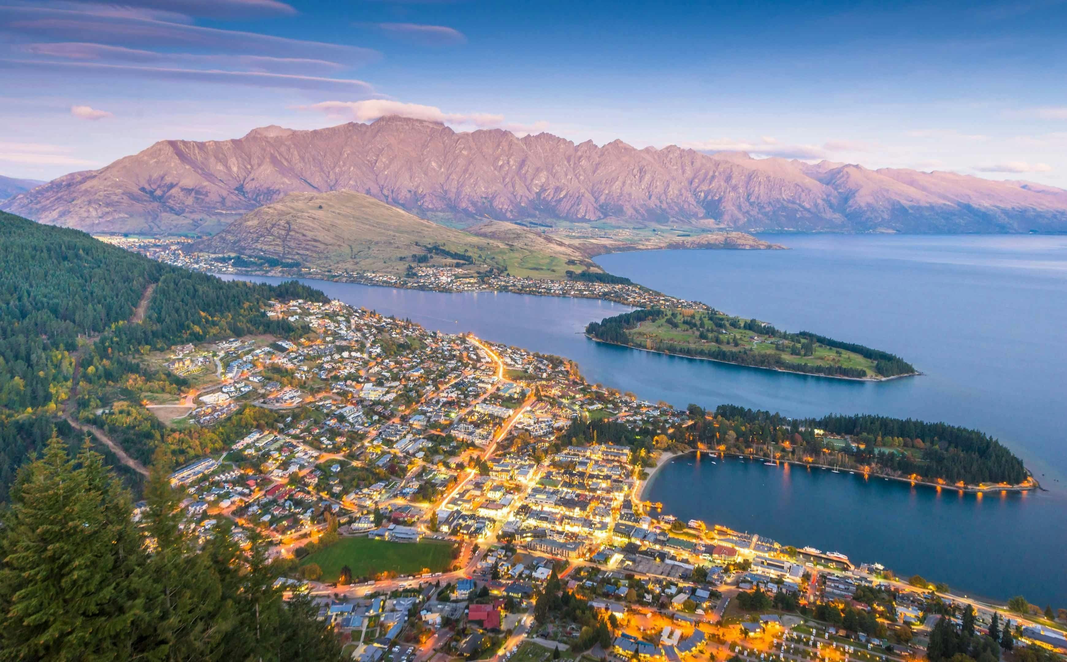 Aerial view of Queenstown